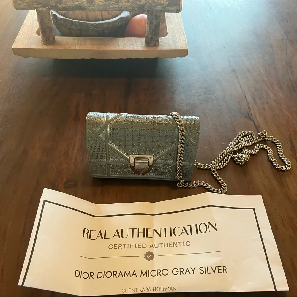 DIOR DIORAMA MICRO WITH CROSSBODY CHAIN! - Picture 13 of 13